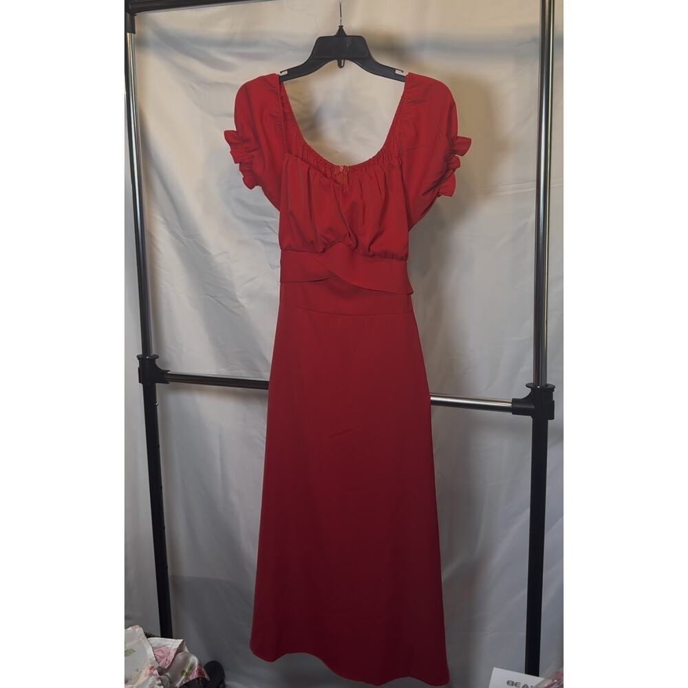 Shein 0XL Red Dress